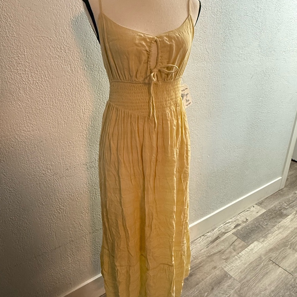 Chic Yellow Maxi Dress